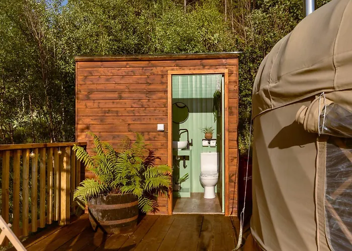 Yurtshire Eavestone Lake - Birch Yurt